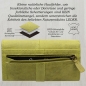 Preview: flevado Wasserbüffel Damen Geldbörse Brieftasche RFID Schutz Doppelnaht Hellgrün